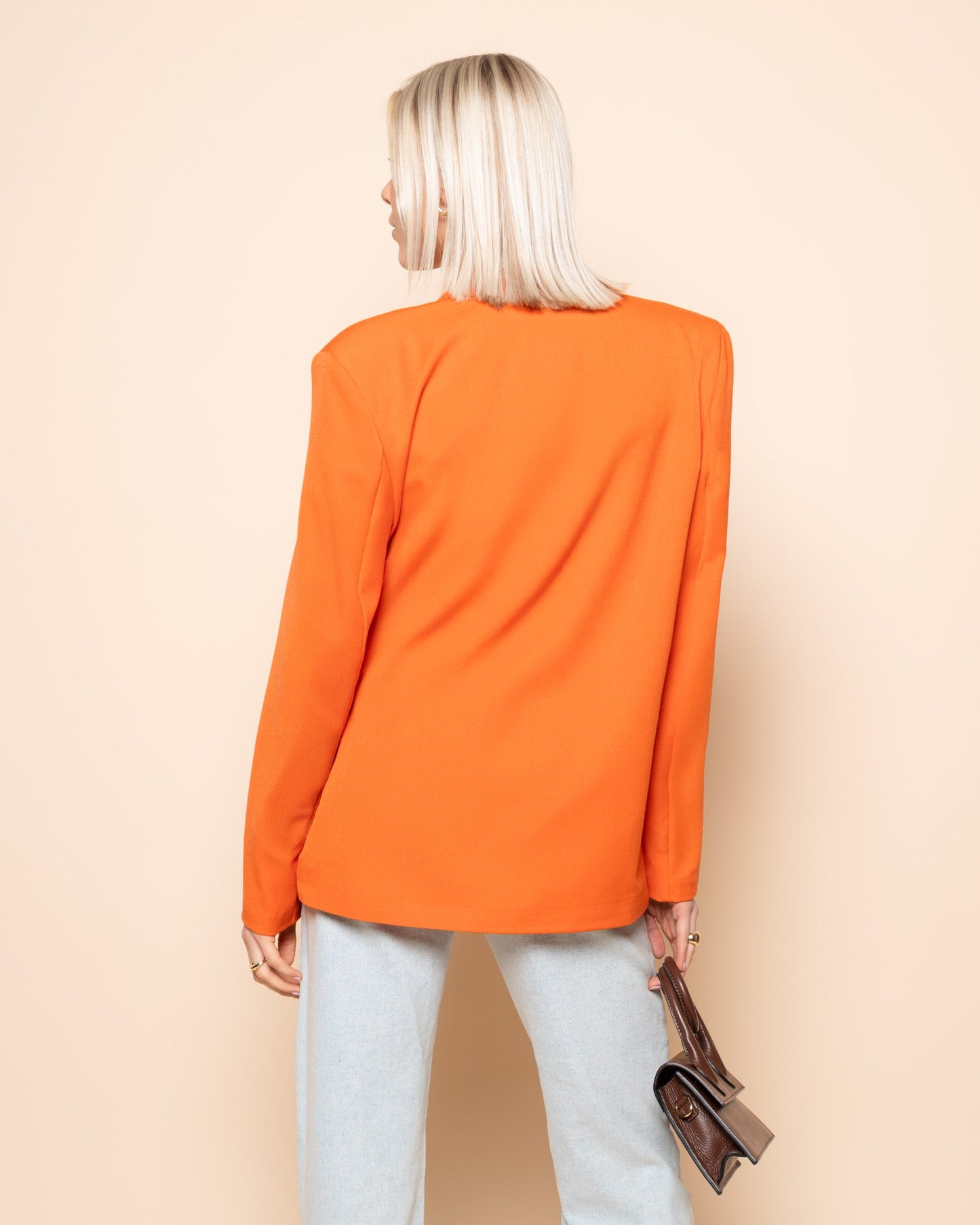 IRIS WRAP UP BLAZER ORANJE