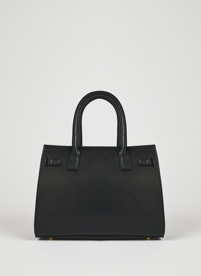 Borsa Grace in pelle Togo Nera