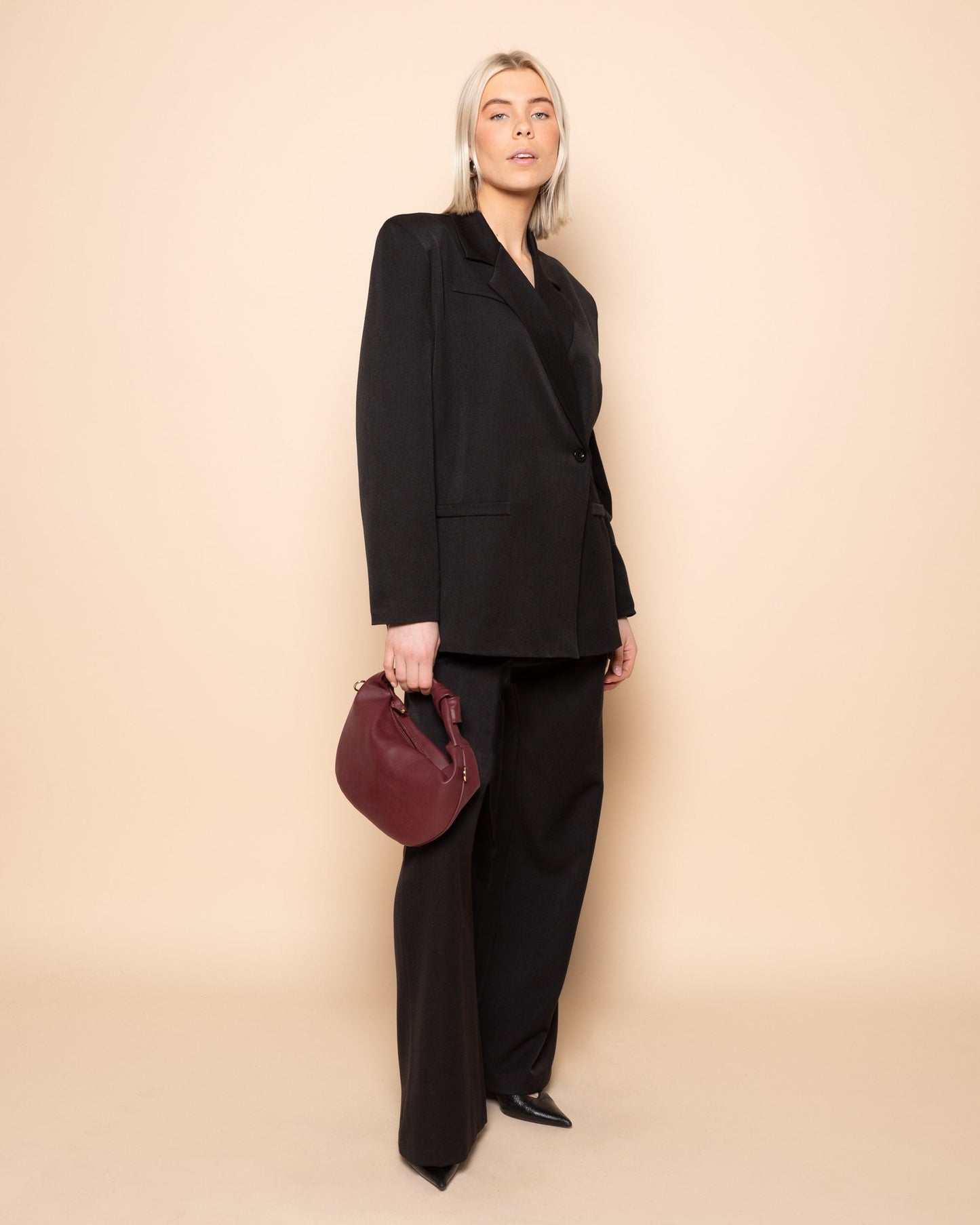 IRIS STRAIGHT LEG PANTALON TALL ZWART