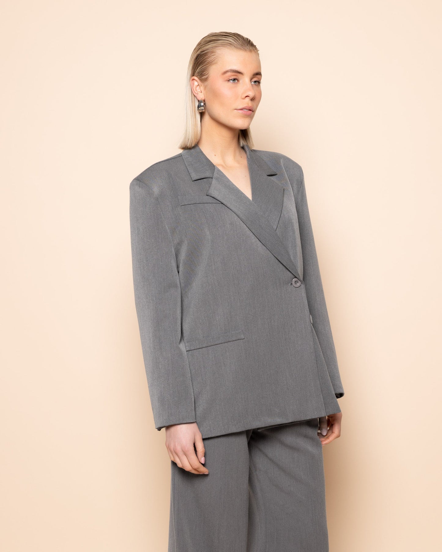 IRIS BOXY BLAZER GRIJS
