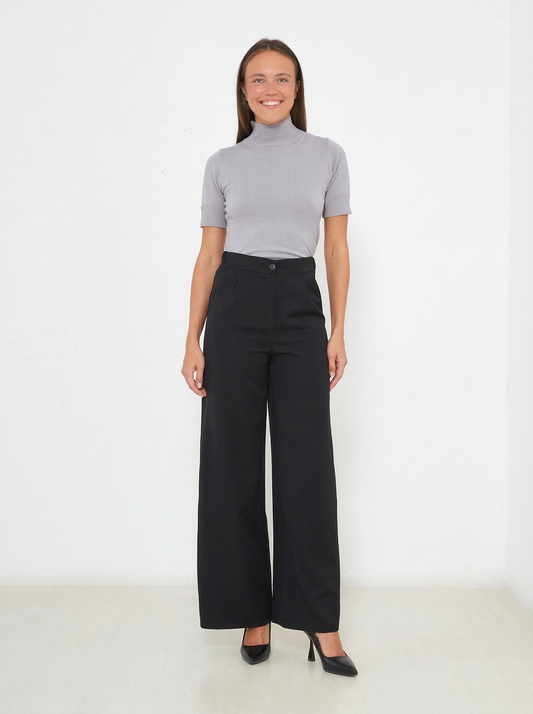 Pantalon de tiro alto