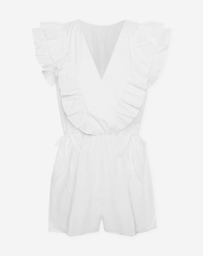 JADE RUFFLE PLAYSUIT WIT