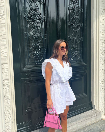 JADE RUFFLE PLAYSUIT WIT