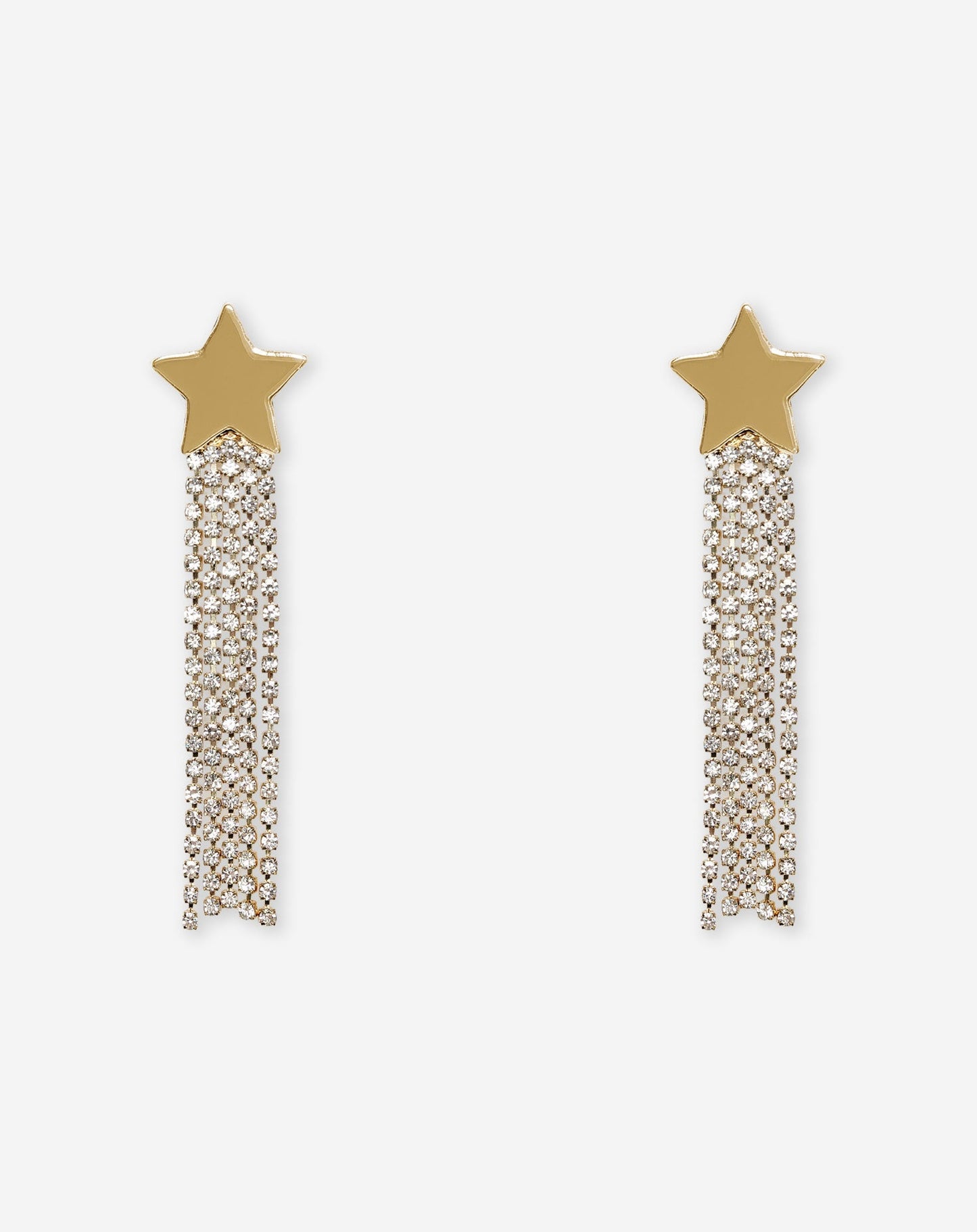 STAR DIAMOND DROP EARRINGS