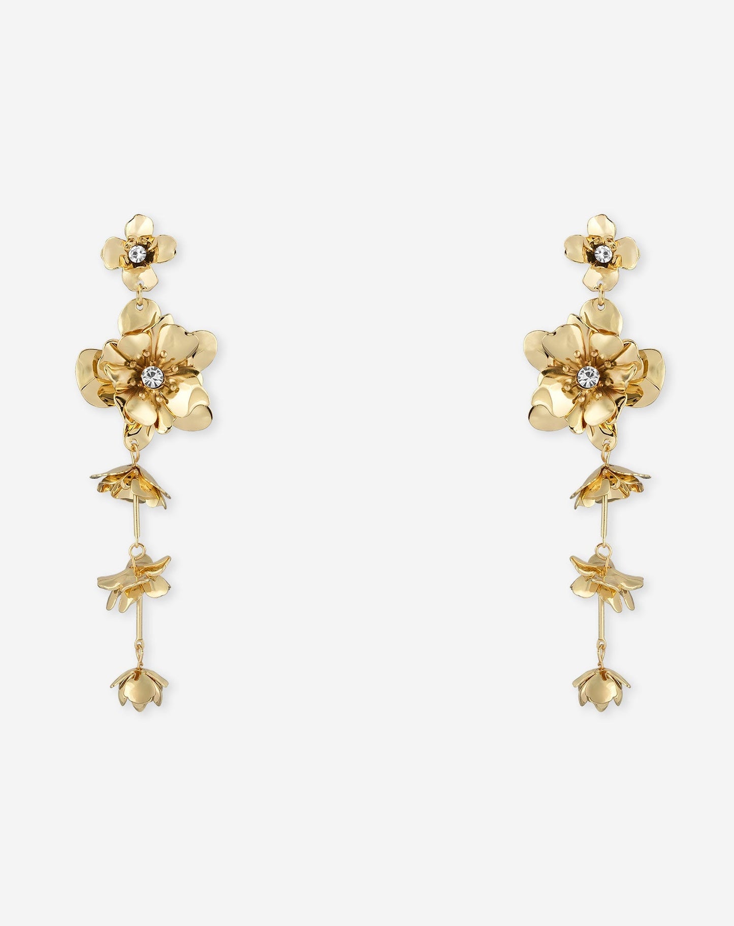 Pendientes de gota flora