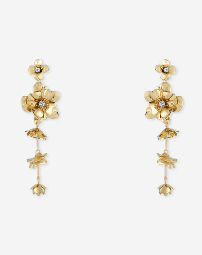 Pendientes de gota flora