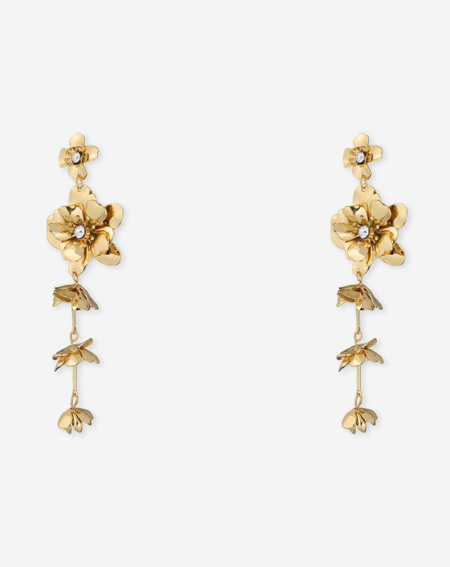 Pendientes de gota flora