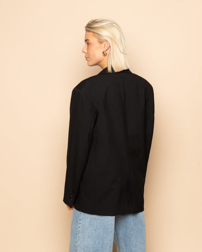 SAAR OVERSIZED BLAZER ZWART