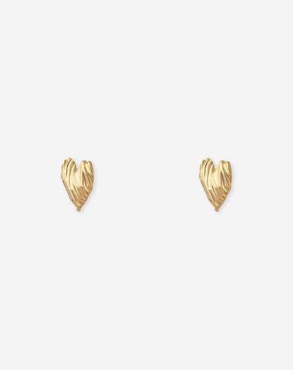 BIG ORGANIC HEART EARRINGS