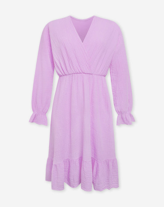 LEA MOUSSELINE DRESS LILA