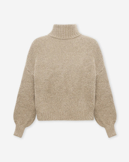 JAMIE COL KNIT BEIGE