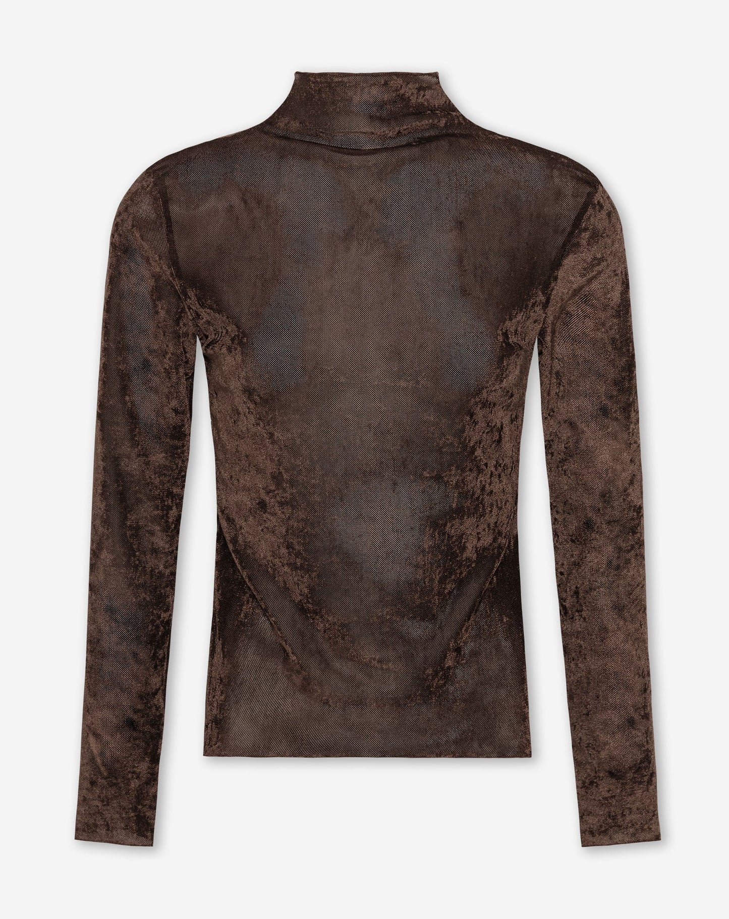 VELVET COL TOP BRUIN