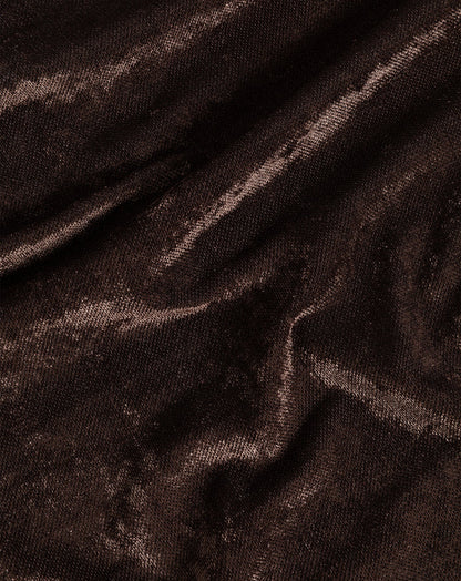 VELVET COL TOP BRUIN