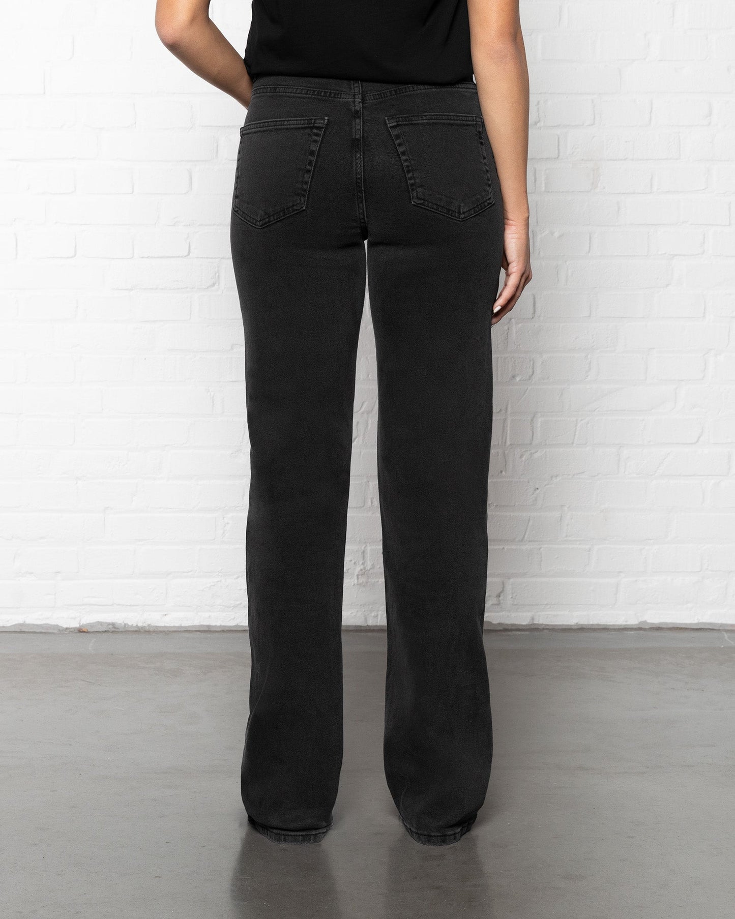 BOOTCUT JEANS GRIJS