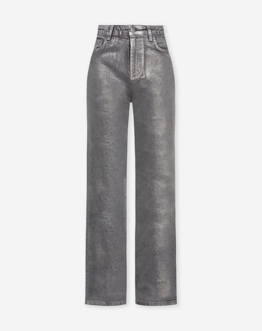 METALIC BOOTCUT JEANS GRIS