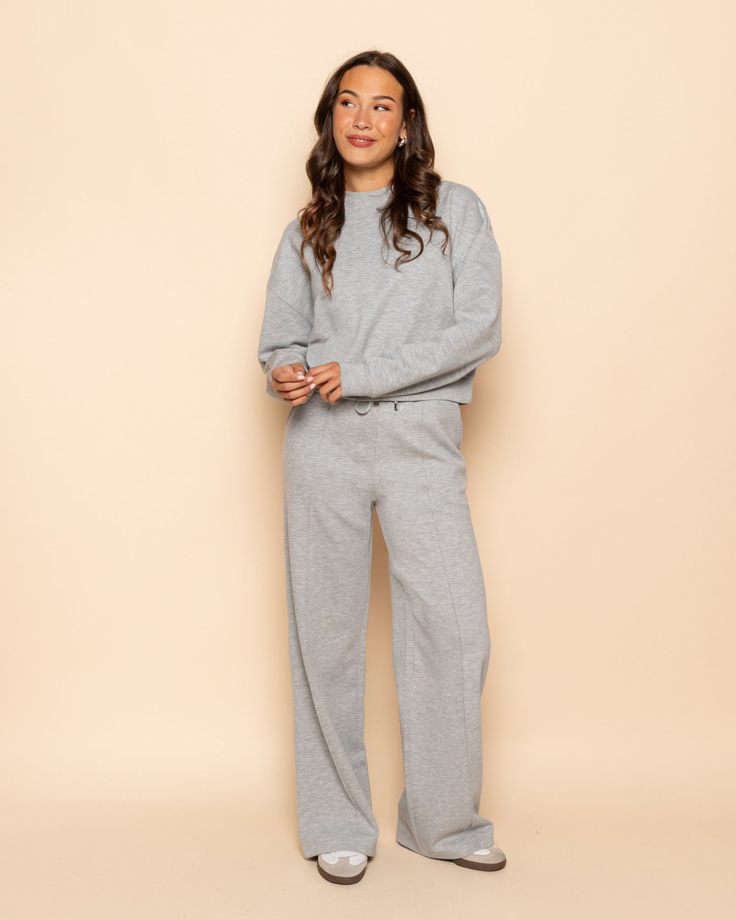 SCUBA PINTUCK PANTS LICHTGRIJS