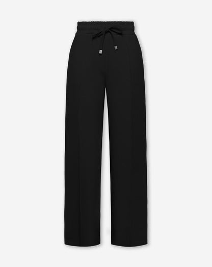 SCUBA PINTUCK PANTS TALL ZWART