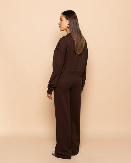 SCUBA CROPPED SWEATER BRUIN