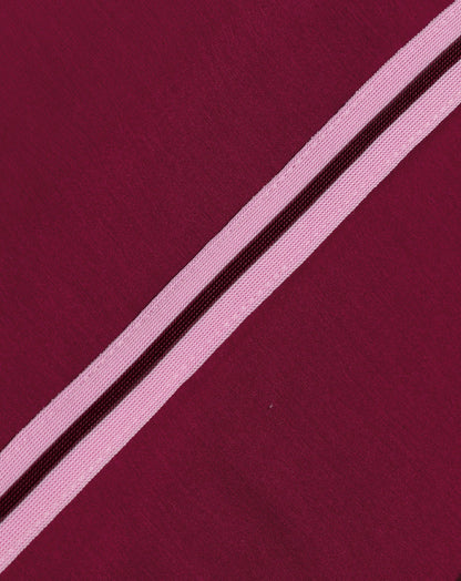SCUBA PINTUCK TAPE PANTS TALL BURGUNDY