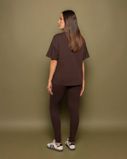 SOFT RIB LEGGING BRUIN
