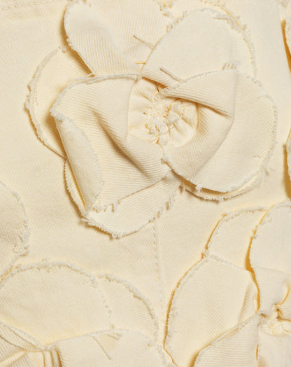FLOWER DENIM CORSET TOP BOTERGEEL