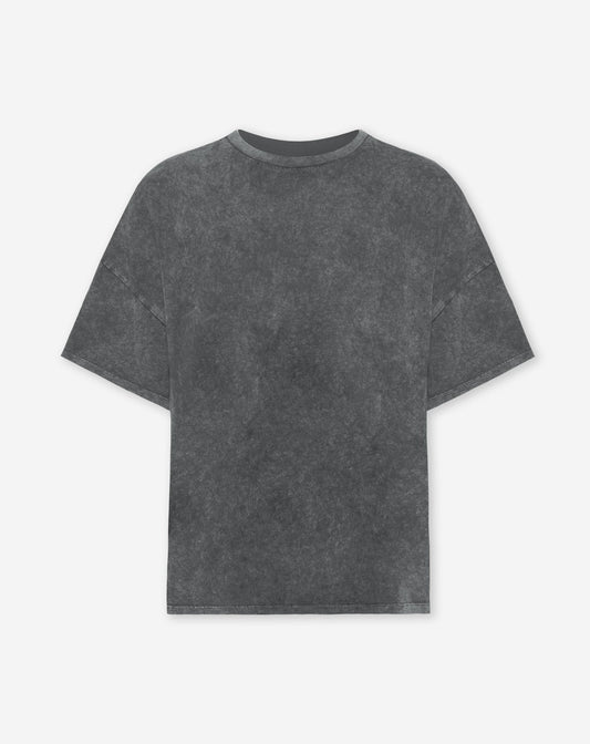 BASIC OVERSIZED TEE ACID GRIJS