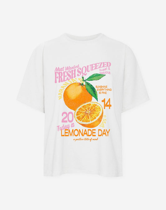FRESH SQUEEZED OVERSIZED TEE CRÈME