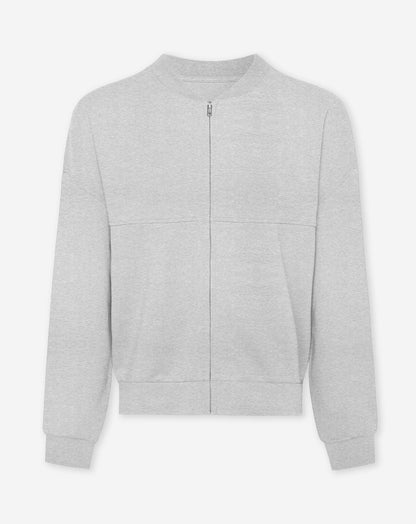 SCUBA CARDIGAN LICHTGRIJS