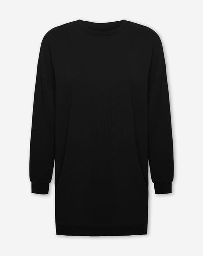 KESSIE SWEATER DRESS ZWART