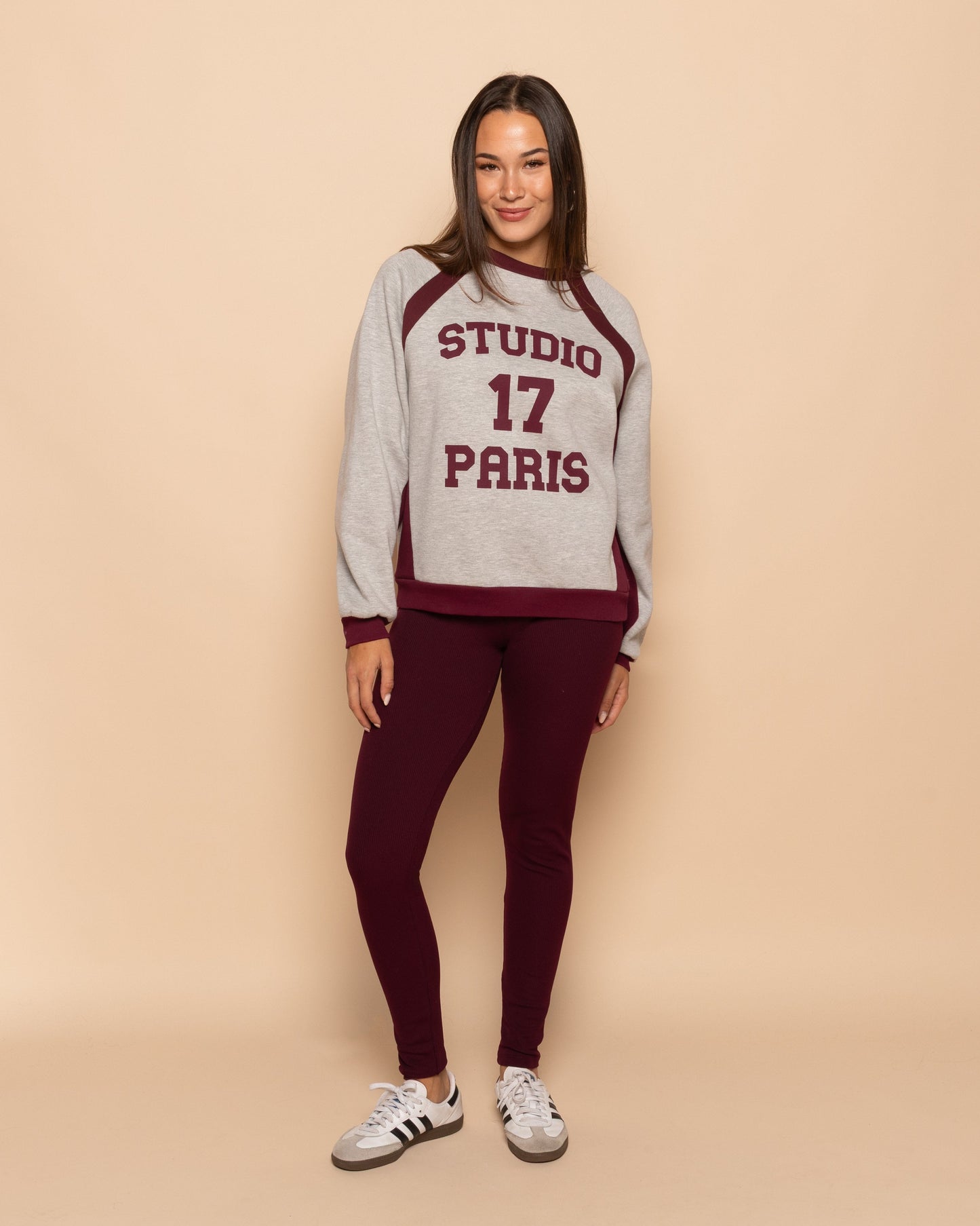 STUDIO PARIS SWEATER BURGUNDY