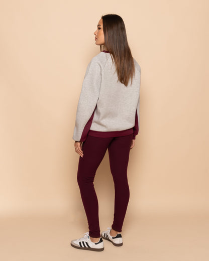 STUDIO PARIS SWEATER BURGUNDY