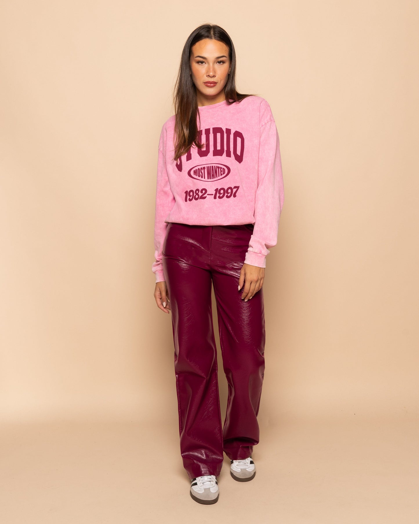 STUDIO LONG SLEEVE TEE ACID ROZE