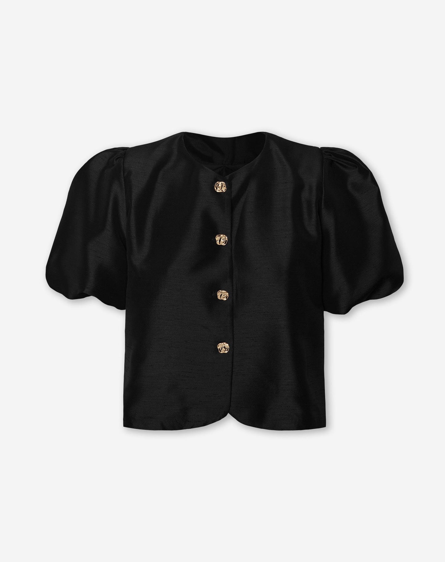JADE PUFF SLEEVE BLAZER ZWART