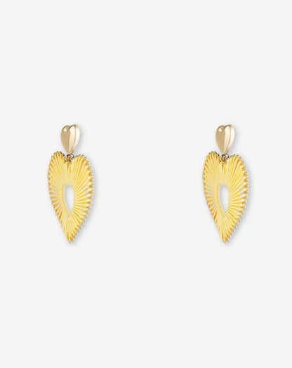 COLORED HEART EARRINGS BOTERGEEL