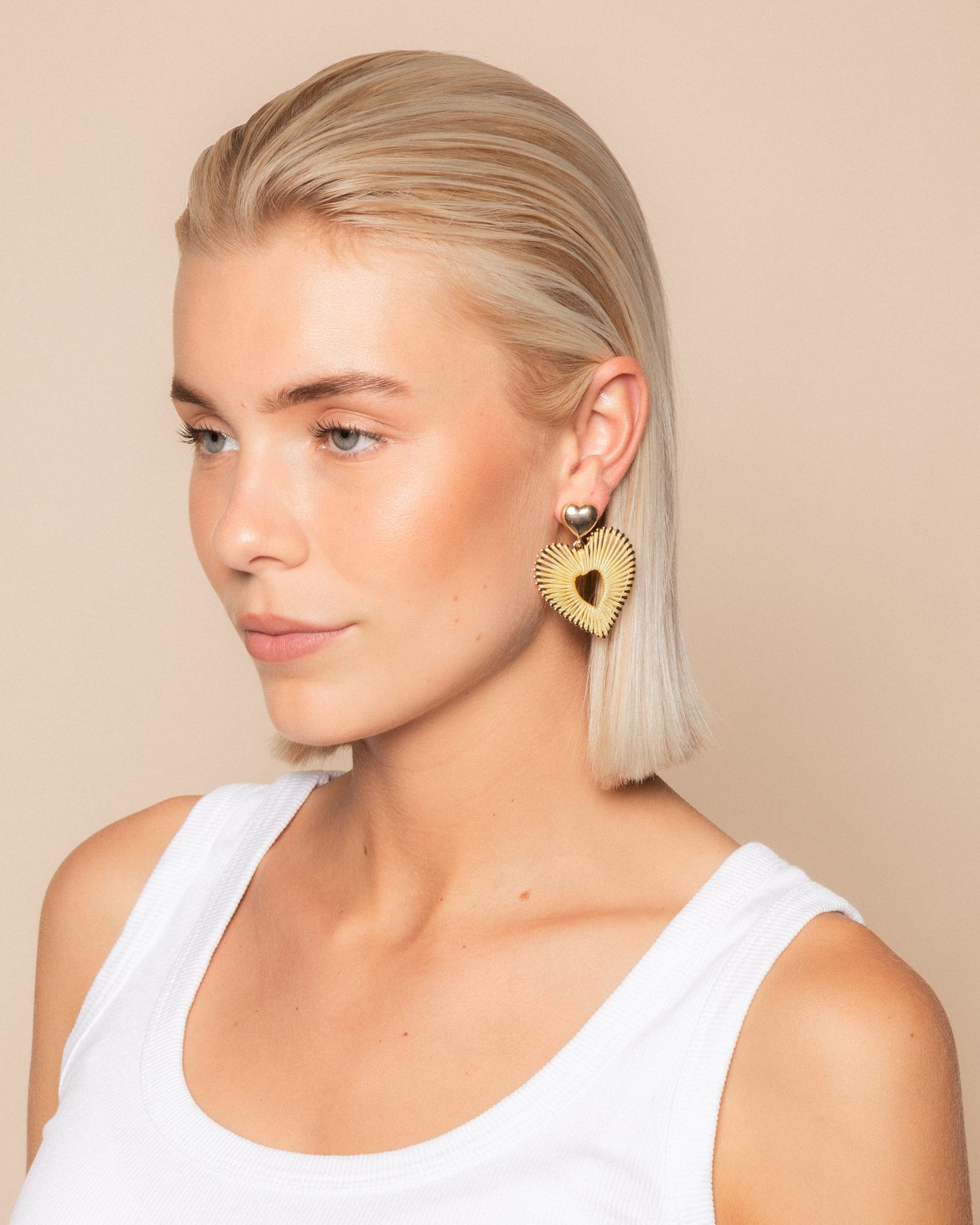 COLORED HEART EARRINGS BOTERGEEL