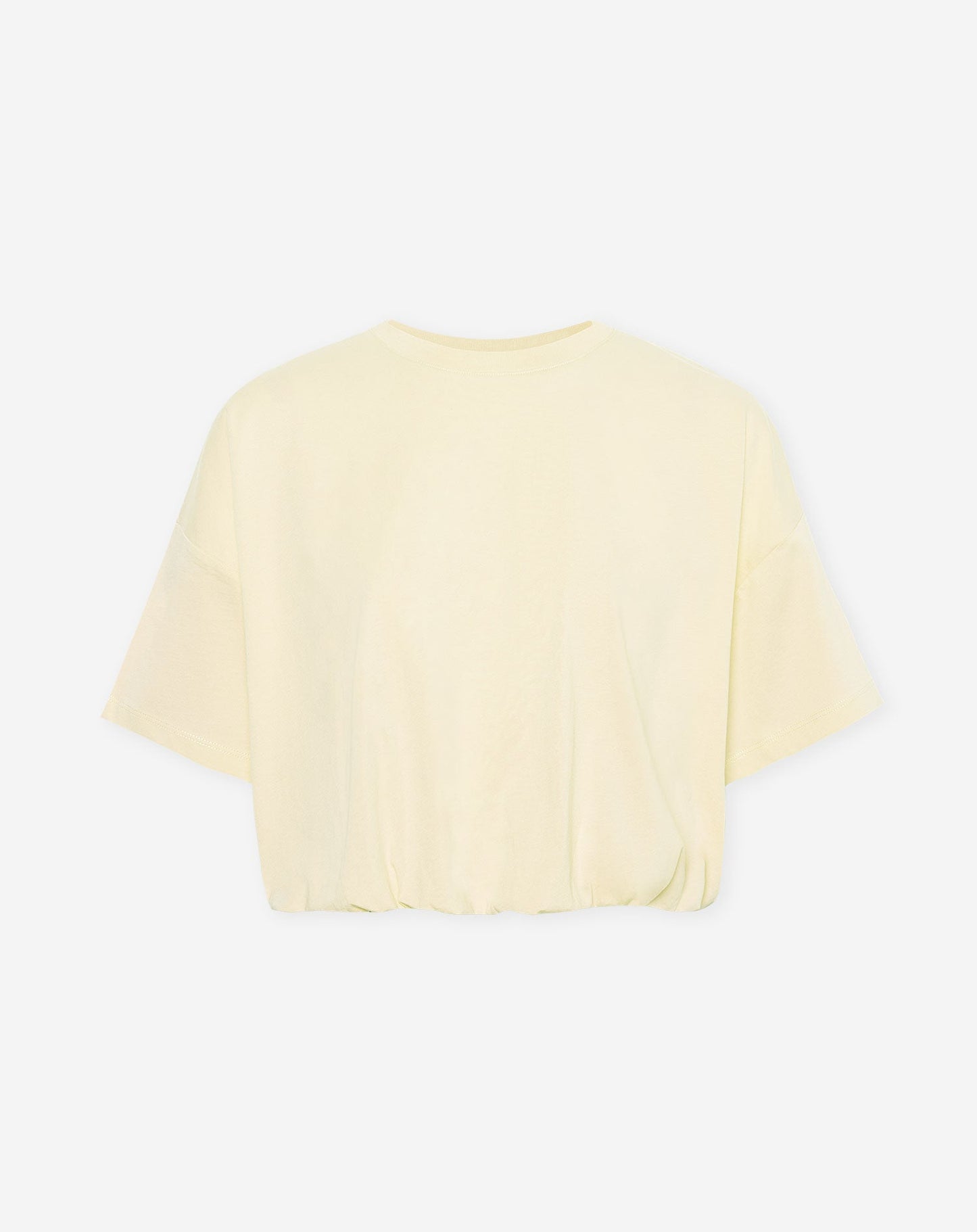 CROPPED BUBBLE HEM TEE BOTERGEEL