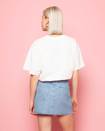 FRESH OVERSIZED TEE CRÈME