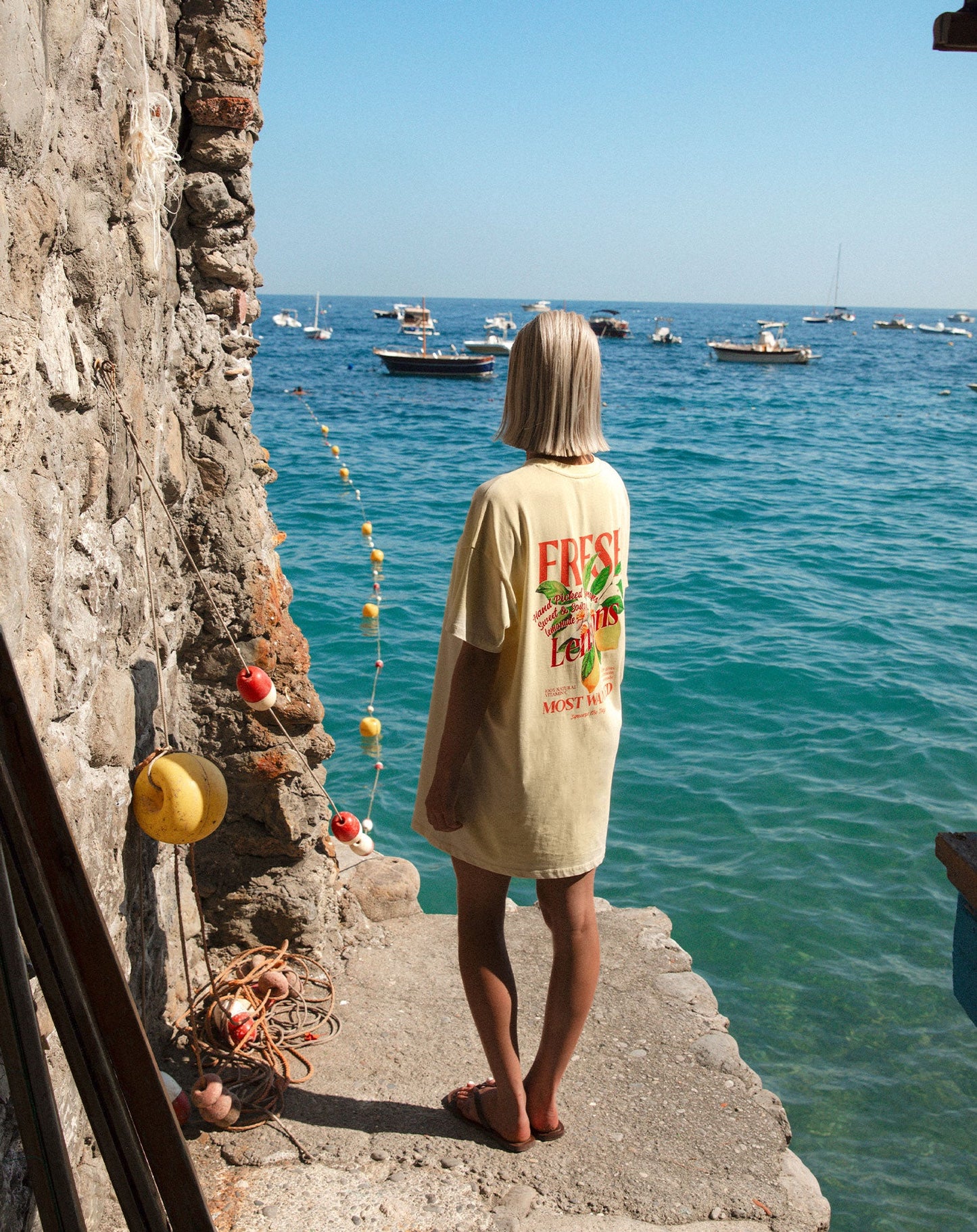 LEMONS TEE DRESS BOTERGEEL