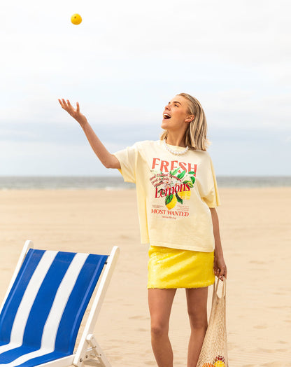 LEMONS OVERSIZED TEE BOTERGEEL