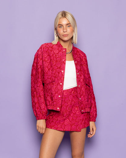SHELL JACQUARD SKORT ROOD