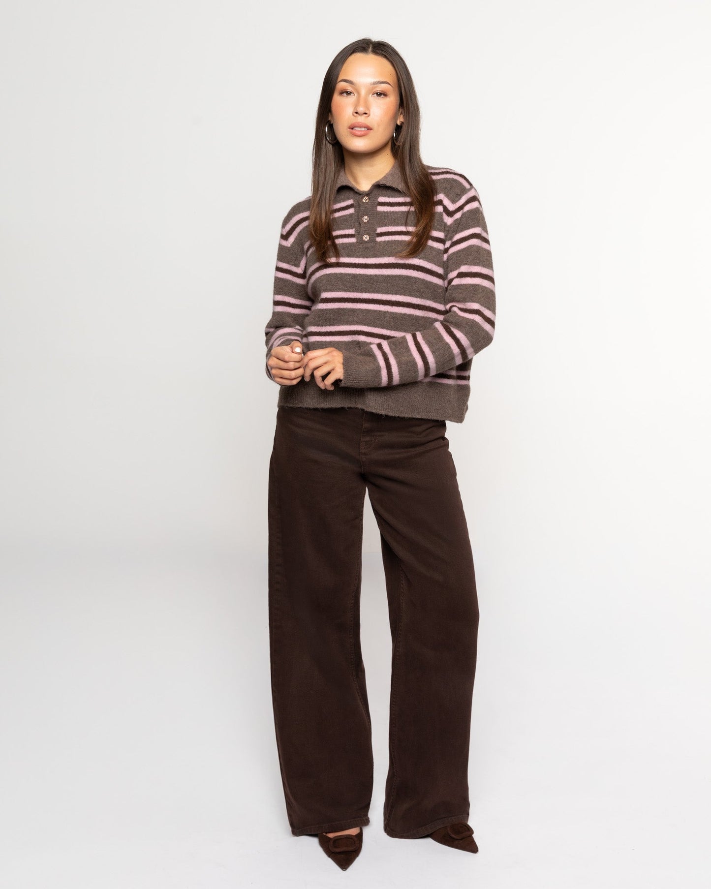COMFORT WIDE LEG JEANS BRUIN