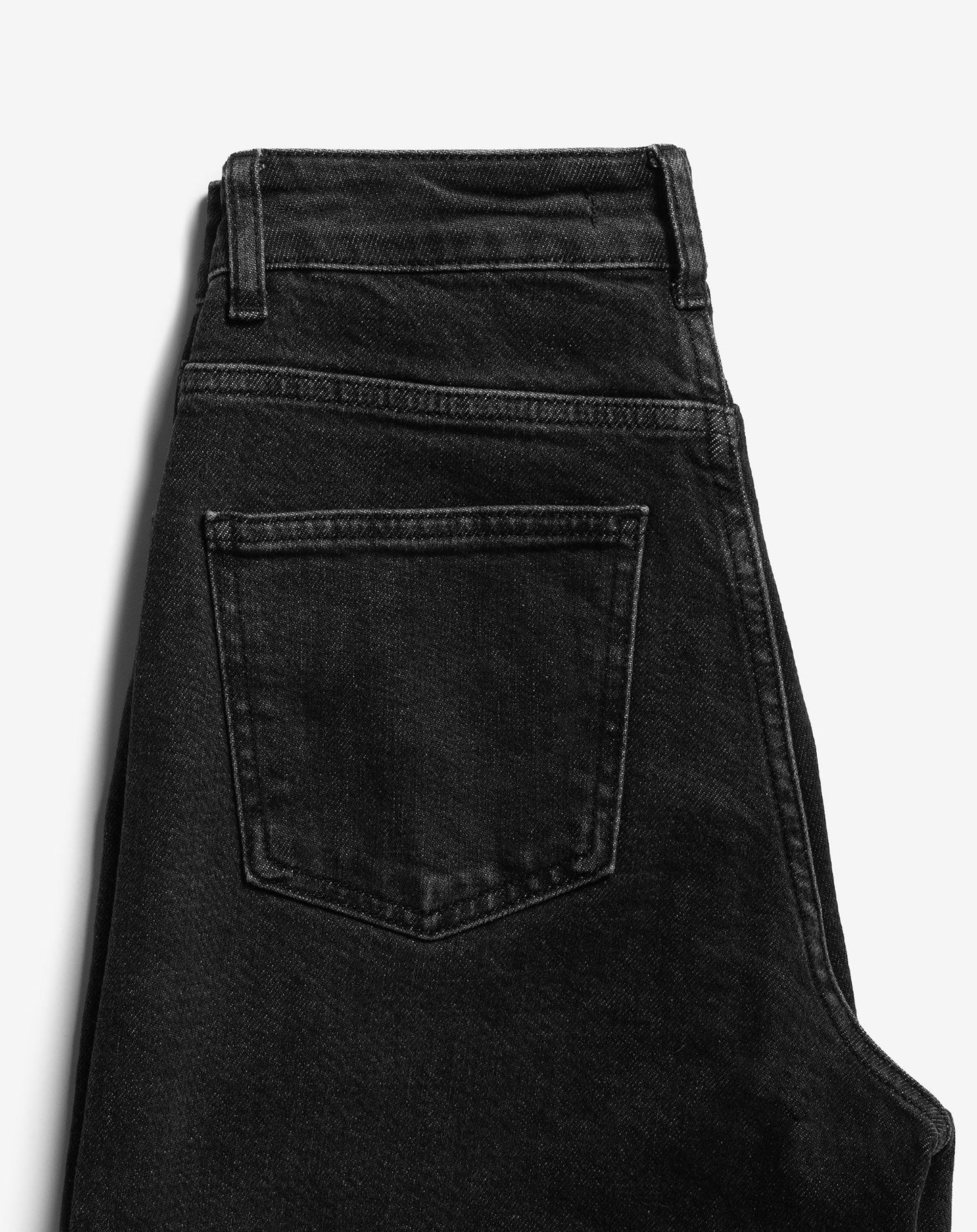 COMFORT WIDE LEG JEANS DONKERGRIJS