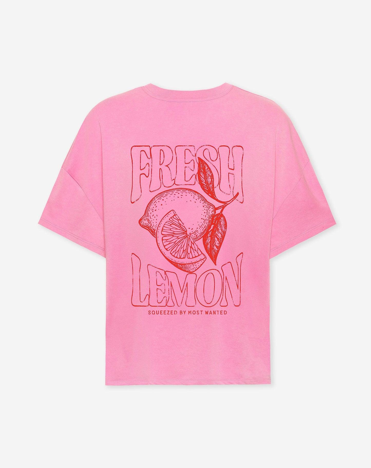 FRESH LEMON OVERSIZED TEE ROZE