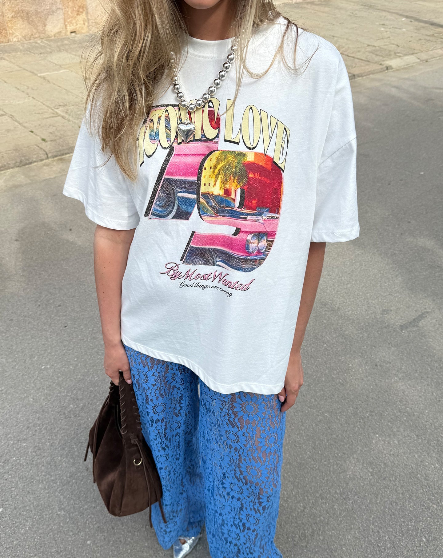 ICONIC 79 OVERSIZED TEE CRÈME