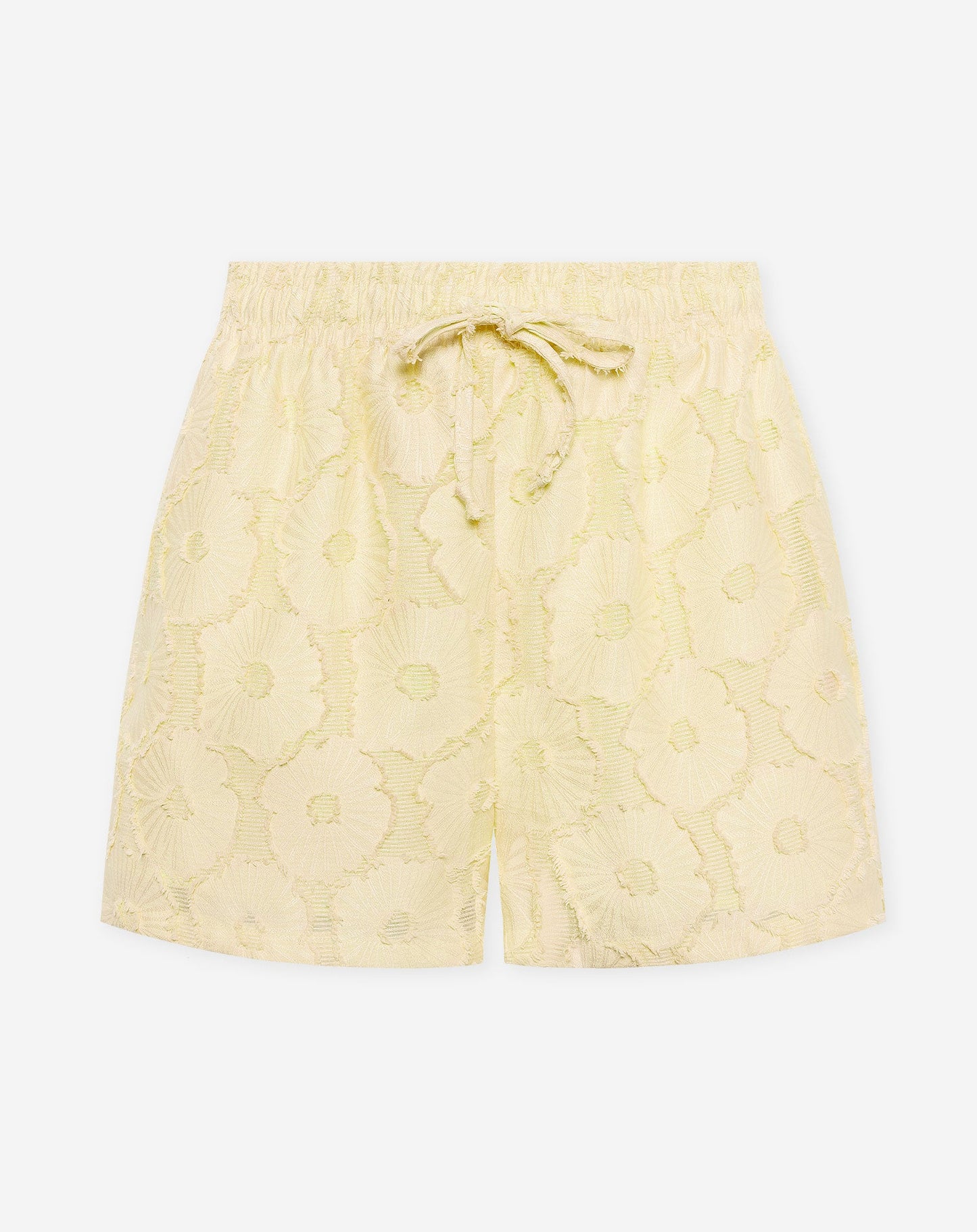 FLUFFY FLOWER JACQUARD SHORTS BOTERGEEL