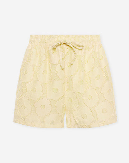 FLUFFY FLOWER JACQUARD SHORTS BOTERGEEL