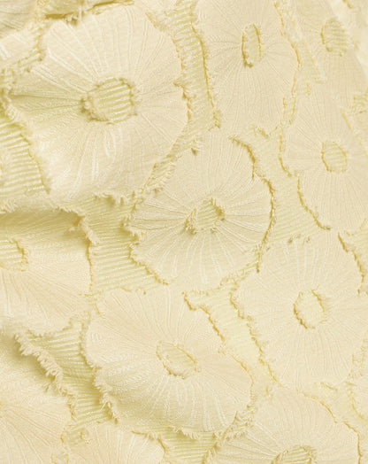 FLUFFY FLOWER JACQUARD SHORTS BOTERGEEL