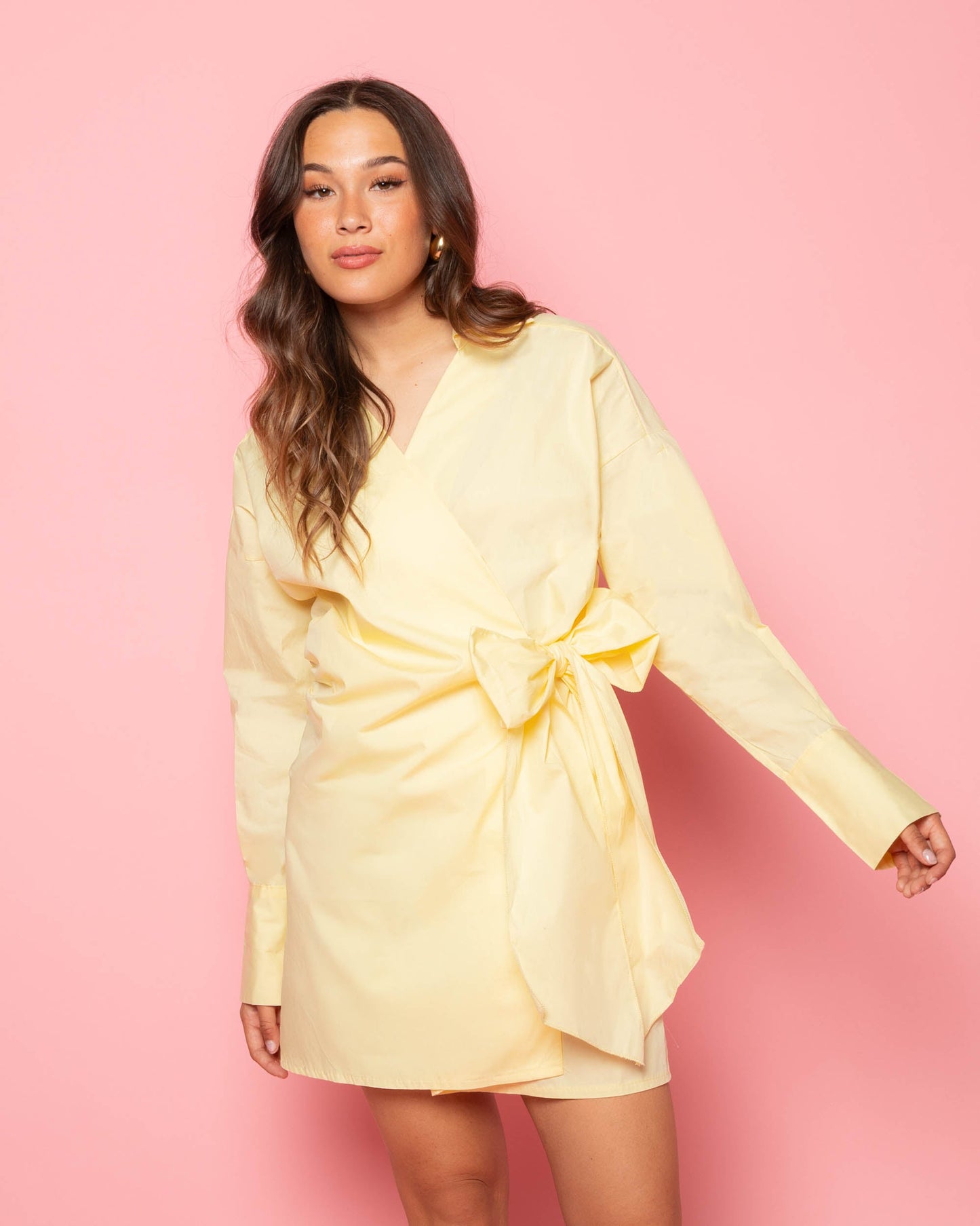 JANE WRAP BLOUSE DRESS BOTERGEEL
