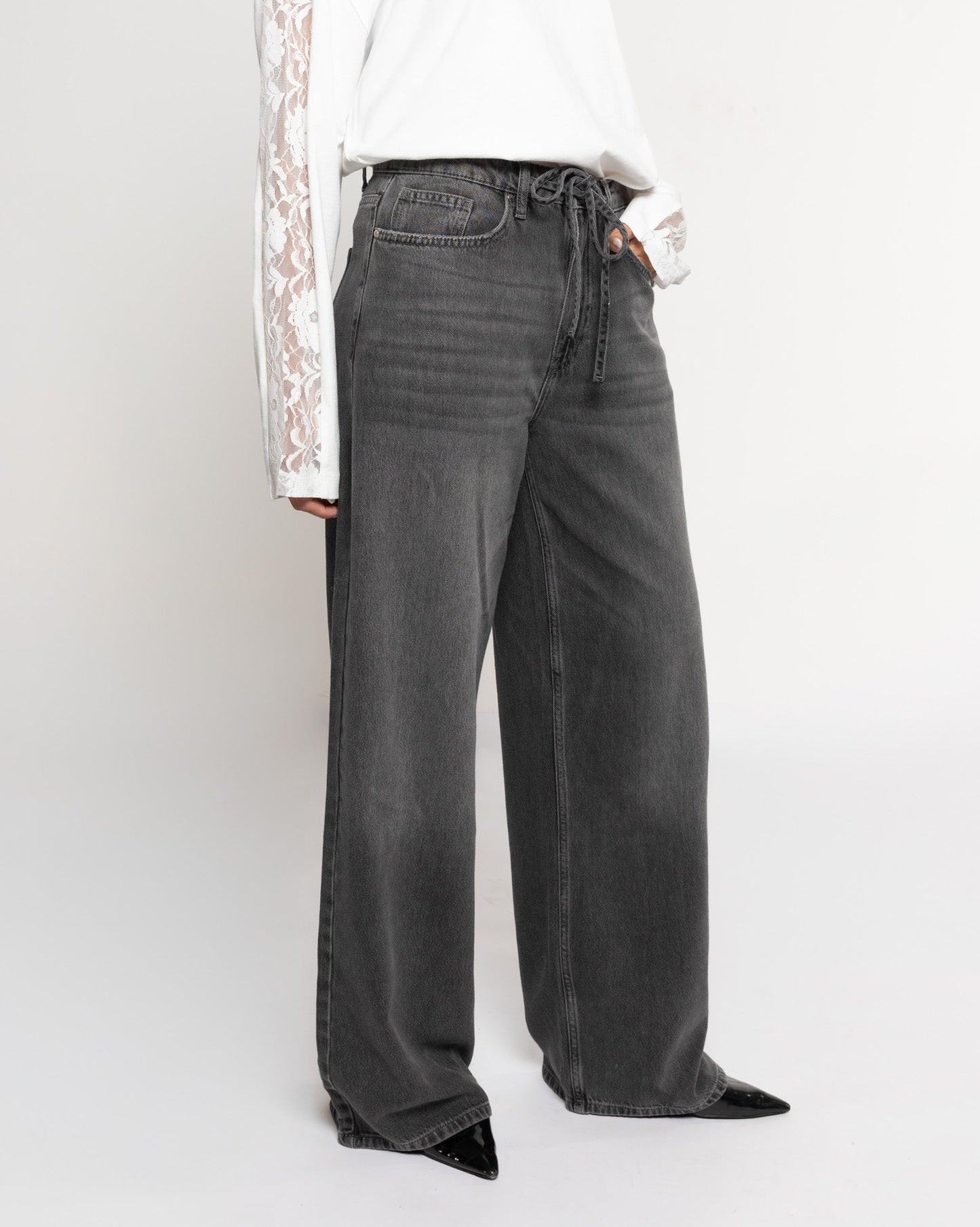 LOTTE BAGGY JEANS GRIJS