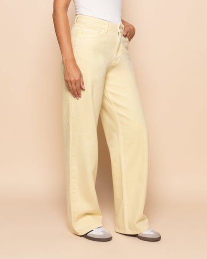 SIERRA WIDE LEG JEANS BOTERGEEL